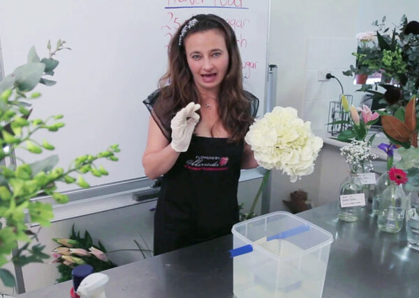 Mercedes Sarmini from Floral Gossip, celebrity florist from Sydney