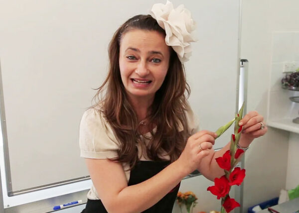 Mercedes Sarmini from Floral Gossip, Gladiola flowers delivered Sydney wide